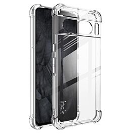 AOMYKE Cover Magnetica per Google Pixel 8 Pro, Custodia Google Pixel 8 Pro Compatibile con MagSafe, Traslucida Opaca Posteriore Sottile PC+TPU Bumper Antiurto Case - Nero