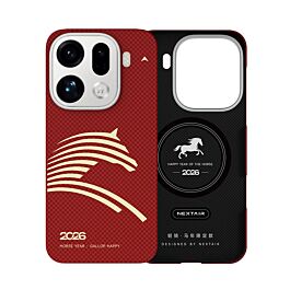 Oppo Find X9 Pro Hoesje – Met Magsafe – Koolstofvezel Design – Flexibele Siliconen Bumper – Grijs