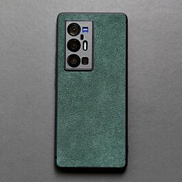 Custodia Kepuch Silklike Per Vivo X70 Pro Con Piastra Metallica, Verde, Supporto Magnetico Auto (Niente Ricarica Wireless) - 3