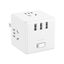 Original Xiaomi Mijia 3 Port Magic Cube Converter