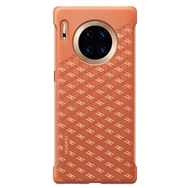 Huawei Mate 30 Pro 5g Orange Case Official Protective Leather Cover