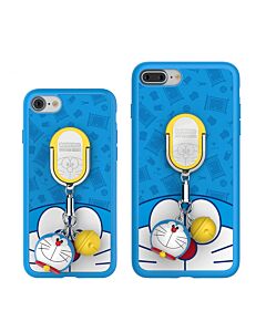 Rock Shockproof Hard PC Ring Stand Case with Doraemon Pattern