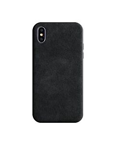 QL Luxury Shockproof Alcantara Full Back Cover For iPhone X
