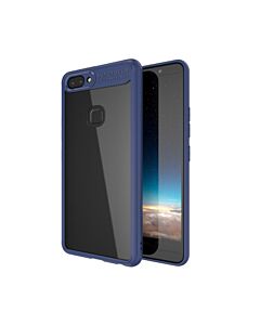 Shockproof Soft TPU Case with Clear Hard PC Panel For Vivo X21 
