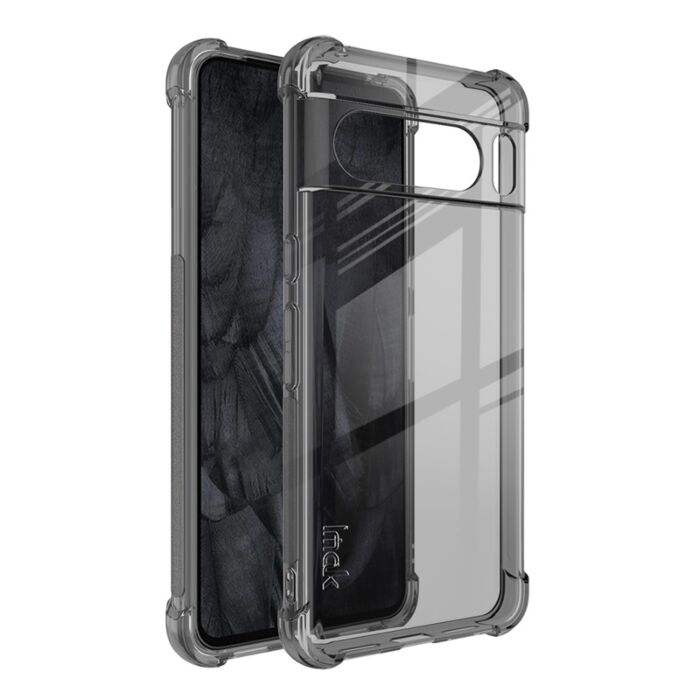 AICase Cover Per Google Pixel 8 Pro - Trasparente Con Protezione Schermo In Vetro Temperato - Antiurto E Ricarica Wireless