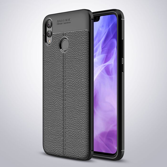 Moex Collana Porta Cellulare Per Huawei Honor 8X, Custodia In Silicone Con Tracolla Regolabile Fino A 155 Cm, Colore Grigio