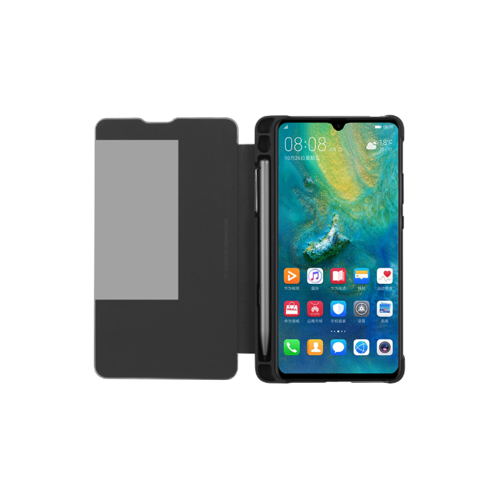 Huawei Mate 20 X Case - MOMAX Smart View Flip Leather Case