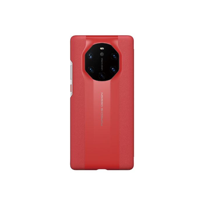 Étui Rabat En Cuir Pour Huawei Mate 40 Pro / Mate 40E Pro - Fonction Veille/réveil - Fenêtre Intelligente - Verre Trempé Inclus