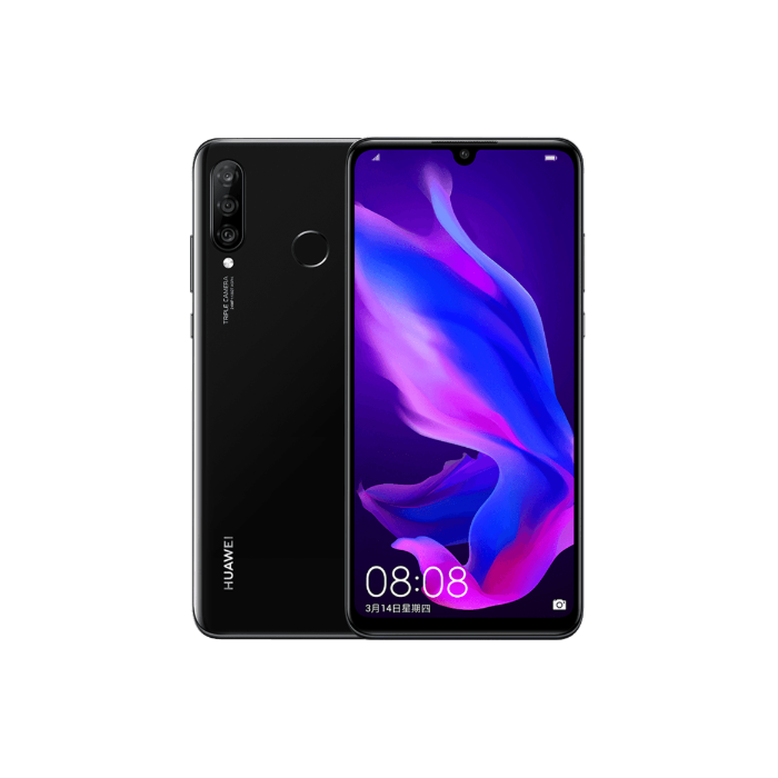 Huawei Nova 4e / P30 Lite■4GB／128GBシムフリー Huawei P30 Lite Nova 4e 4G SmartPhone 4GB 6GB RAM 128GB ROM