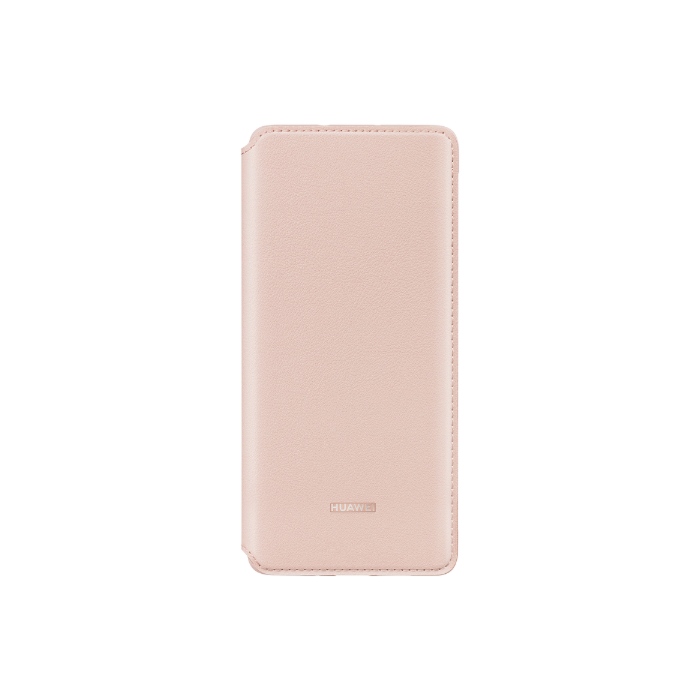 Booklet Wallet Cover Für Huawei P30 In Pink – Mit Kartenfächern, Wake/Sleep-Funktion & Wasserabweisendem Kunstleder