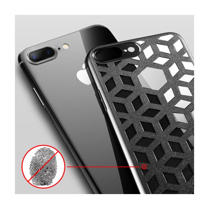 Rock Shockproof Soft TPU and PU Case with Hard PC Back Panel For