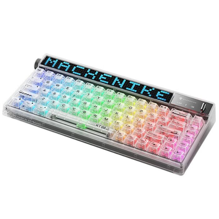 キーボード KT68 Smart Screen MECHANICAL KEYBOARD Machenike KT68 Wireless mechanical keyboard with LED Smart