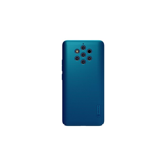 Suncase Custodia In Vera Pelle Per Nokia 9 PureView Con Estrattore E Chiusura Magnetica – Blu Pebble - 2