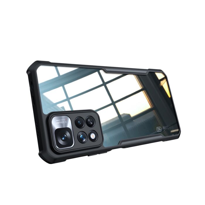 Xinyunew Cover Protettiva Per Xiaomi Redmi Note 11 Pro 5G/4G | Custodia Antiurto 3 Strati Con Cavalletto E Clip Cintura (Verde Chiaro)