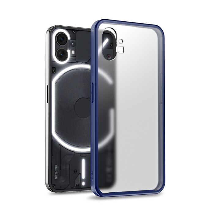Nothing Phone (1) クリアブルー 本体 透明スマホ「Nothing Phone (1)」を試す 背面が光る仕掛けはどこまで