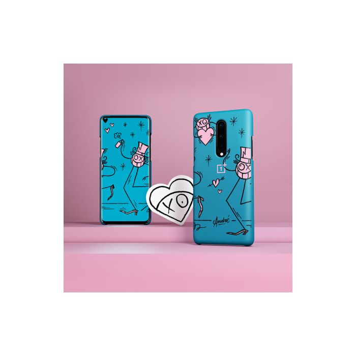 外装美品　oneplus 8 無印　ケース付 OnePlus 8 Case - Official Limited Edition Protective Case