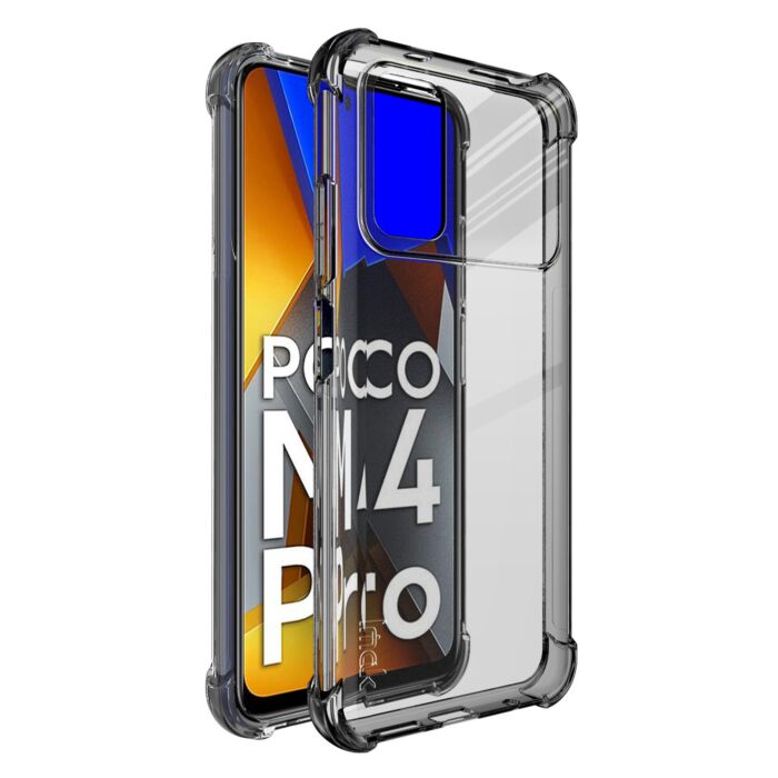 Coque Antichoc Noire Renforcée Pour Poco M4 Pro 4G - Marque Odeydo - Protection Premium - Installation Facile