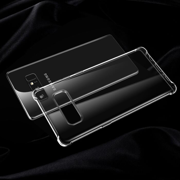 Rock Shockproof Clear Soft TPU Full Back Cover For Samsung Galaxy