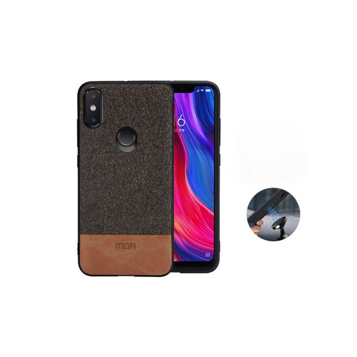 Mixroom - Cover Custodia Back case In TPU Silicone Morbido Per Xiaomi Redmi Note 8 PRO Fantasia Teschio Indiano Con Piume M748