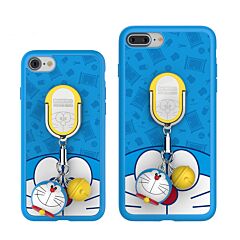 Rock Shockproof Hard PC Ring Stand Case with Doraemon Pattern