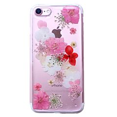 TPU Real Dried Flower Case for iPhone X
