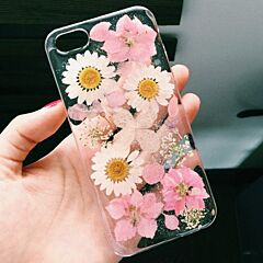 real dried flower case