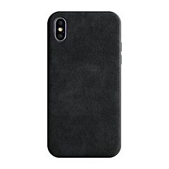 QL Luxury Shockproof Alcantara Full Back Cover For iPhone X