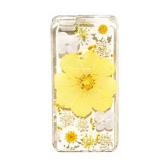 Handmade Pearl Glitter Bling Real Dried Flower Soft TPU Case