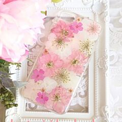 CC Unique Real Dried Flower Clear Soft TPU Case
