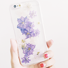real dried flower case