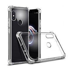 Transparent Soft TPU Case with 4 Corners Shock Absorption Bumpers For Vivo X21