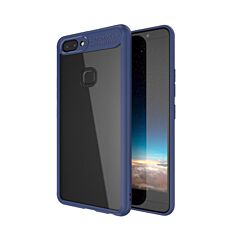 Shockproof Soft TPU Case with Clear Hard PC Panel For Vivo X21
