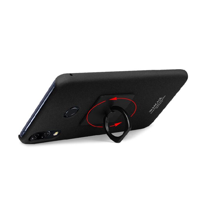 imak protective matte hard pc case with removable ring stand for asus zenfone 5z