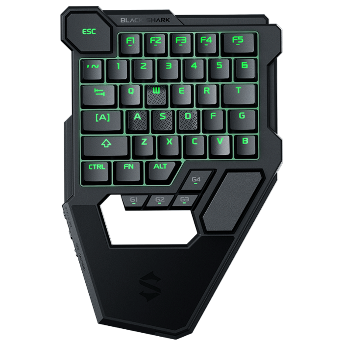 Black Shark One Hand Mechanical Gaming Keyboard
