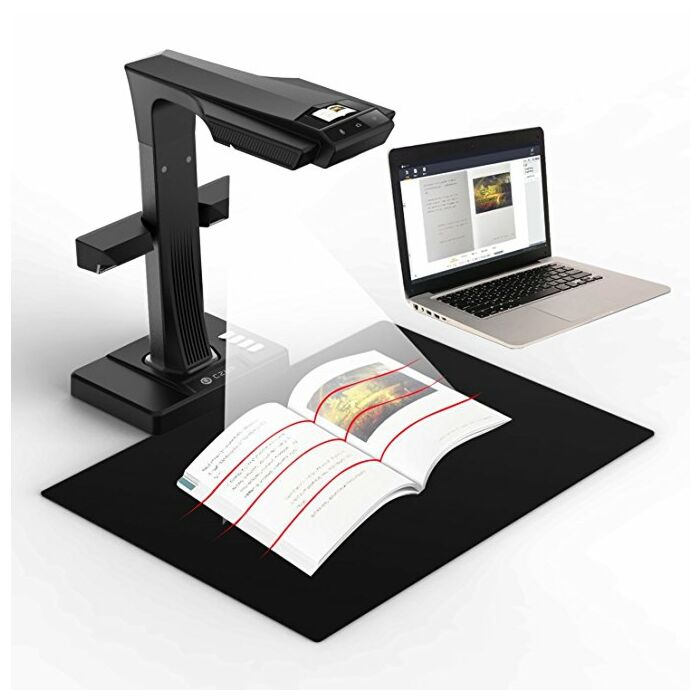 CZUR ET16 Plus Book and Document Scanner with Smart OCR for Mac and Windows