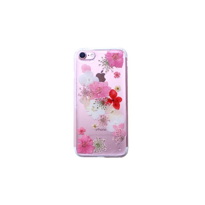 Clear White Floral Phone Case for iPhone 6 Plus, iPhone 6s Plus