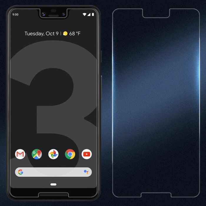 nillkin 2 5d h pro anti explosion glass screen protector for google pixel 3 xl