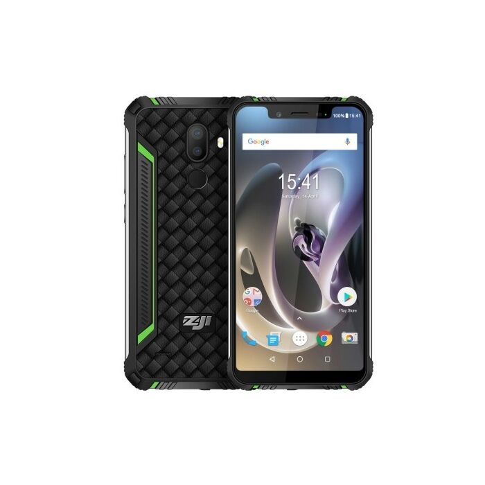 caseroxx Outdoor Tasche für HOMTOM Zoji Z33 in braun aus Echtleder