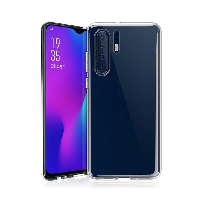 Cute Amusing Design Soft Rubber Silicone Flexible TPU Ultra-Thin Shockproof Transparent Bumper Protective Clear Case Back Cover HiCASE Pro Case for Huawei P30