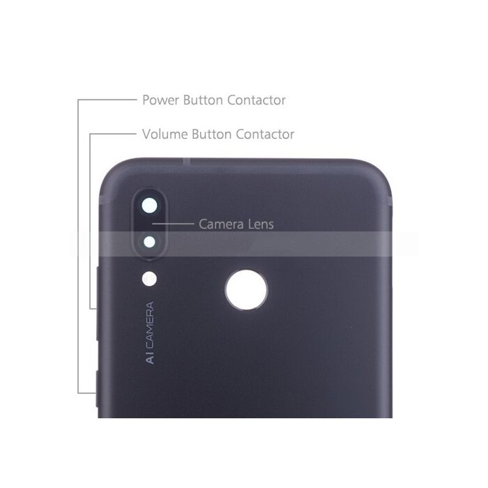 Huawei Honor Play Rear Case Replacement Black
