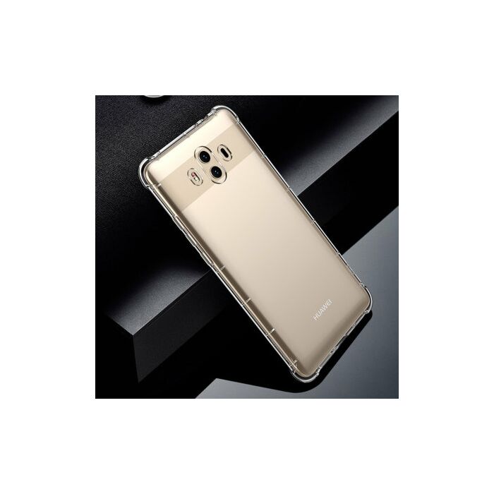 Rock Crystal Clear Soft Tpu Case With Four Shock Absorption Corners For Huawei Mate 10