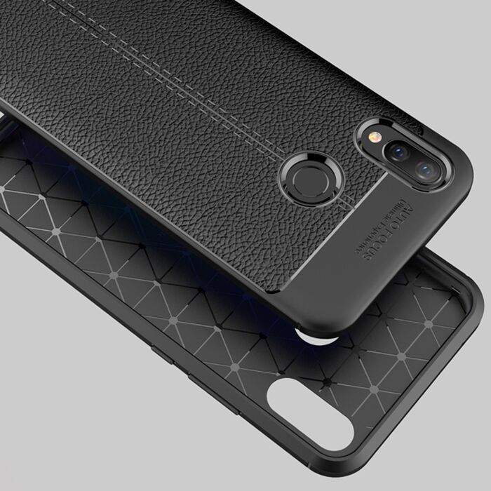 jlk protective litchi pattern pu case for huawei nova 3i p smart