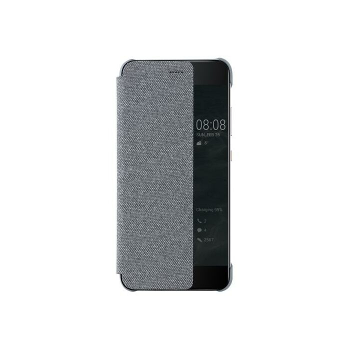 official smart view flip leather case for huawei p10 plus