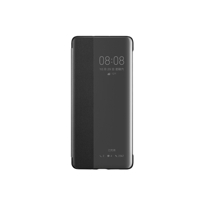 official smart view flip leather case for huawei p30 pro