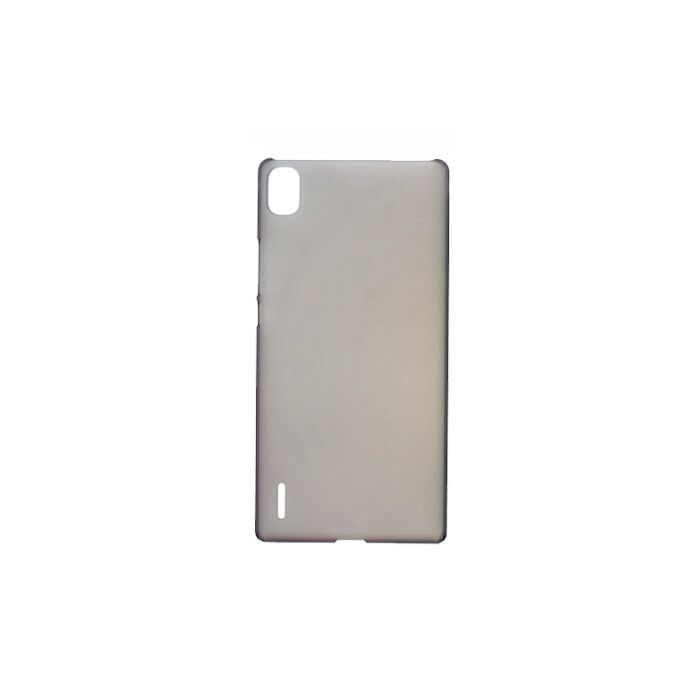 official shockproof semi transparent hard pc back cover for huawei p7