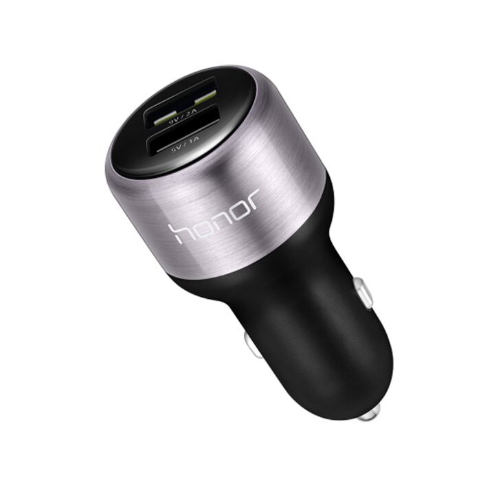 Official Huawei Honor Dual USB Dash Car Charger ( Include Dash Type-C Cable)