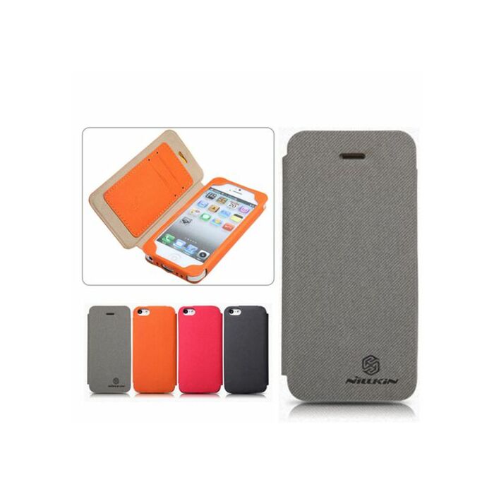 De gasten Op en neer gaan Interessant New Stylish Color Leather Case with Magnet for Iphone 5S/5