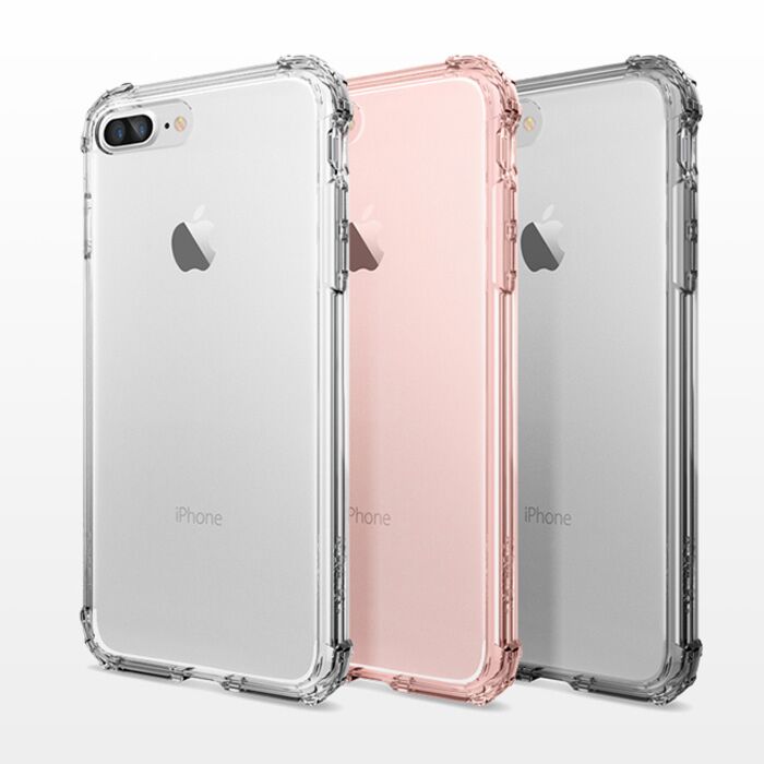 Spigen Shockproof Slim Soft TPU Case (4 corners strengthen protection) For iPhone 7 / 8