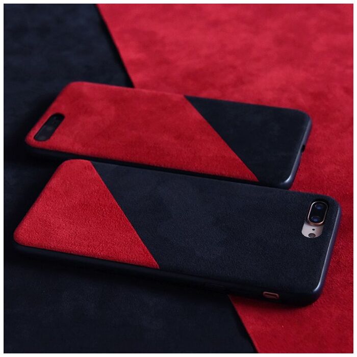 ql shockproof genuine alcantara full back cover for iphone 7 8 or 7plus 8plus