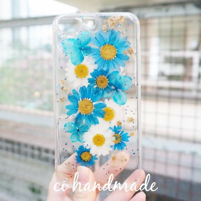 Blue flower phone case Clearance